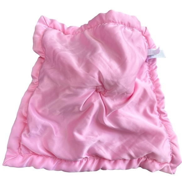 Carter's White Pink Satin Unicorn Baby Security Blanket Lovey 2016 - Picture 6 of 9